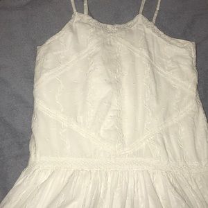 Polo dress white// girls 12